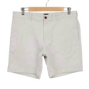J.Crew Factory Men's 7" Flex Chino Short Stone Size 34